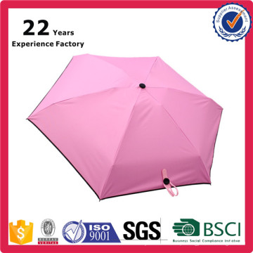 Promocional venda quente cinco 5 dobrável guarda-chuva de bolso Mini para atacado